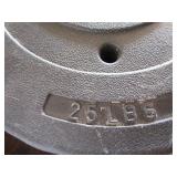 Lot - miscellaneous weight disks