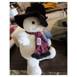 Christmas plush snowman (Snowden) from 1997