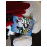 Christmas plush snowman (Snowden) from 1997