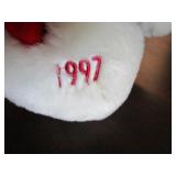 Christmas plush snowman (Snowden) from 1997