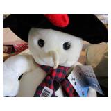 Christmas plush snowman (Snowden) from 1997