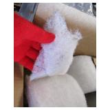 3 rolls of filter material