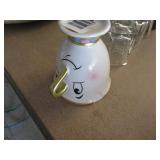 Lot - miscellaneous cups, shot glasses and large plastic drinking glasses