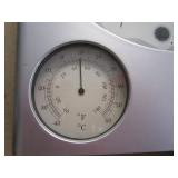 Snap-On wall clock with hygrometer and thermometer