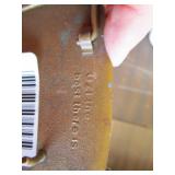 Brass Uzi belt buckle