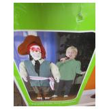 Halloween dancing pirate skeleton