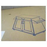 Microwave cart in box