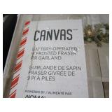 Battery operated frosted fir 9