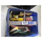 Tote with miscellaneous tools - Craftsman and others