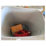 Waste can with miscellaneous tools