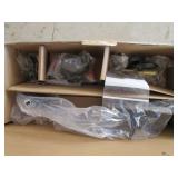 Bronze door handle mechanism