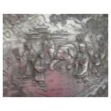 Antique Victorian Era silver plate Crumb Tray - nice detail