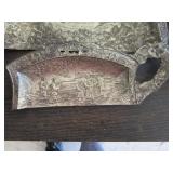 Antique Victorian Era silver plate Crumb Tray - nice detail