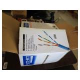 Open box of internet cable