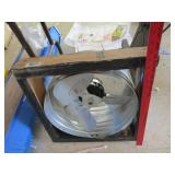 18" motorized wall exhaust fan