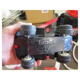 Vintage Tonka car and small Ferrari toy