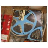 Lot - Miscellaneous items : Craftsman Turbo rotary sprinkler, Bell & Howell 16mm reel, Nordic Track AC adaptor and more