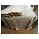 Lot - long, narrow paper bags (for wine bottles, etc.)