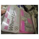 Large box of locking lug nuts