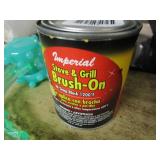 Lot - Miscellaneous items : personal fan, grill paint, massager roller, 3 door sweeps