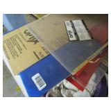 Lot - various sizes, colors, and thickness of plexiglass