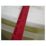 Lot - different size storage tubs