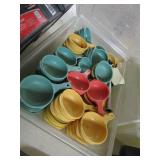 Lot - many assorted salsa / soup bowls