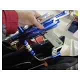 Lot - Paint Ball gun, mask, tools and case