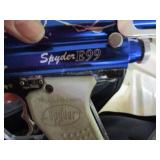 Lot - Paint Ball gun, mask, tools and case