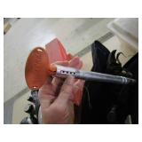 Lot - Paint Ball gun, mask, tools and case