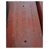 Set of 3 Automobile safety triangles / flares