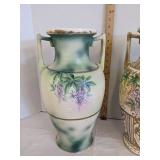 (2) Vintage Japaneses vases 16" T