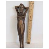 (3) Vintage wooden naughty nelly nutcracker