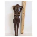 (3) Vintage wooden naughty nelly nutcracker