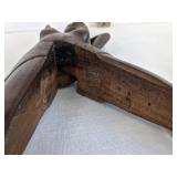 (3) Vintage wooden naughty nelly nutcracker