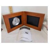 Mantel picture frame & Coby widescreen digital photo frame/clock