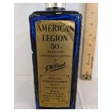 American legion 50th Anniversary commemorative bottling by G.W.Dant decanter