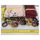 Napkins holders, napkins & tablecloth