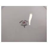 (19) Royal swirl fine china japan pink rose plates