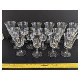 (15) Matching stemware glasses