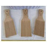 Various butter paddles