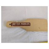 Various butter paddles