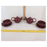 English tea store tea cups & saucer w/tea kettle