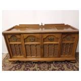 Empty stereo cabinet 62" W x 20 1/2" x 32" H