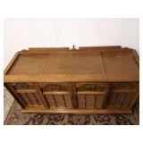 Empty stereo cabinet 62" W x 20 1/2" x 32" H