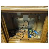 Empty stereo cabinet 62" W x 20 1/2" x 32" H