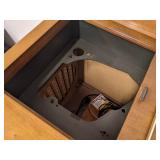 Empty stereo cabinet 62" W x 20 1/2" x 32" H