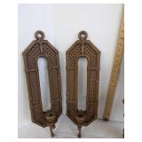 (3) Pairs of hanging candle holders