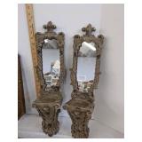 (3) Pairs of hanging candle holders