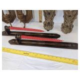 (3) Pairs of hanging candle holders